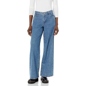 NWT Levi's 94 Baggy‎ Wide Leg Jeans Women's Size 28 Mid Rise 100% Cotton